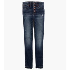 Madewell 10" High-Rise Skinny Jeans Drop-Hem